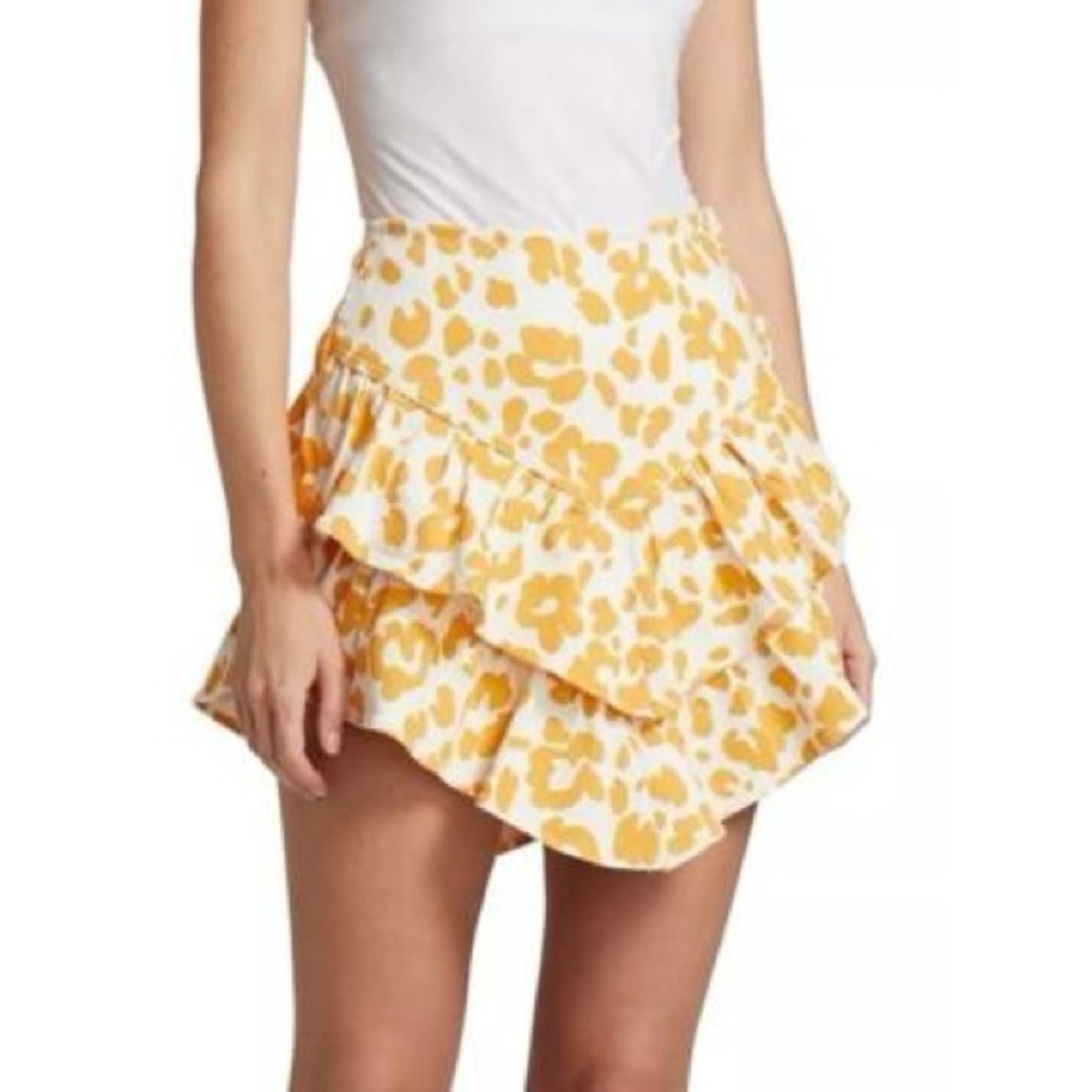 MOTHER Tiered mini skirt